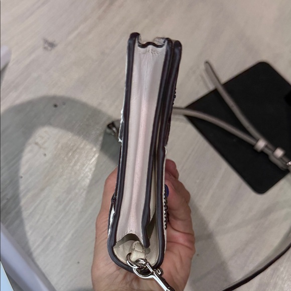 Coach Canyon Quilt White Crossbody Bag with Embellishments-EUC - Picture 6 of 12